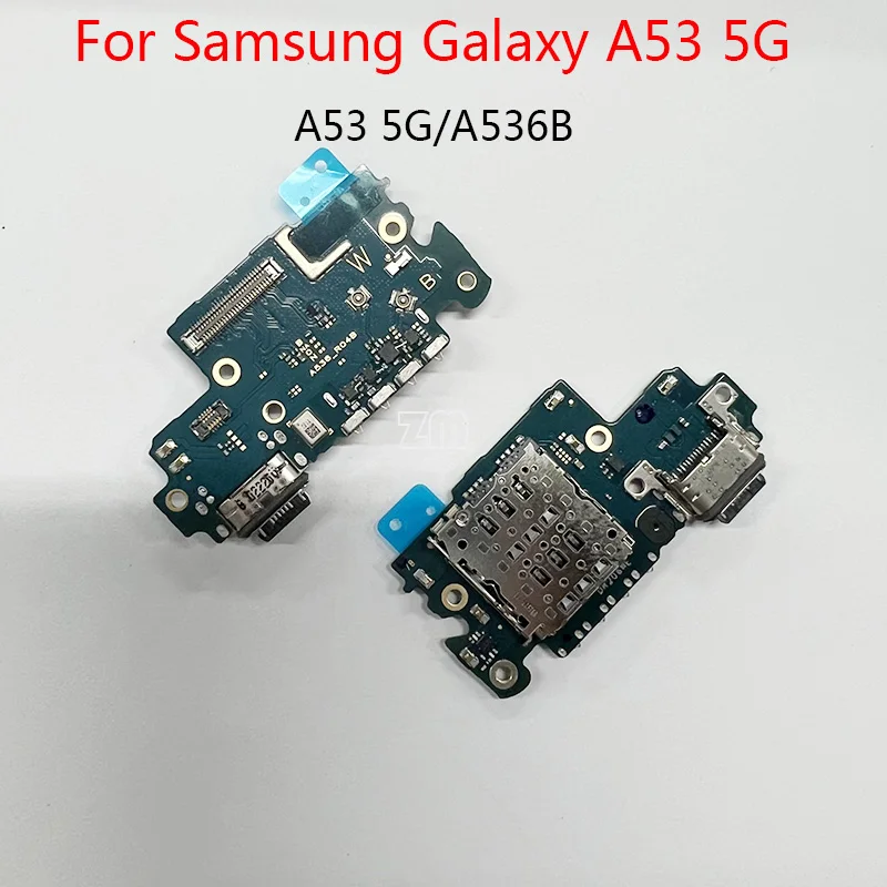 for Samsung Galaxy A53 5G A536B USB Charging Connector Flex Cable SIM Reader Main Board  Mainboard