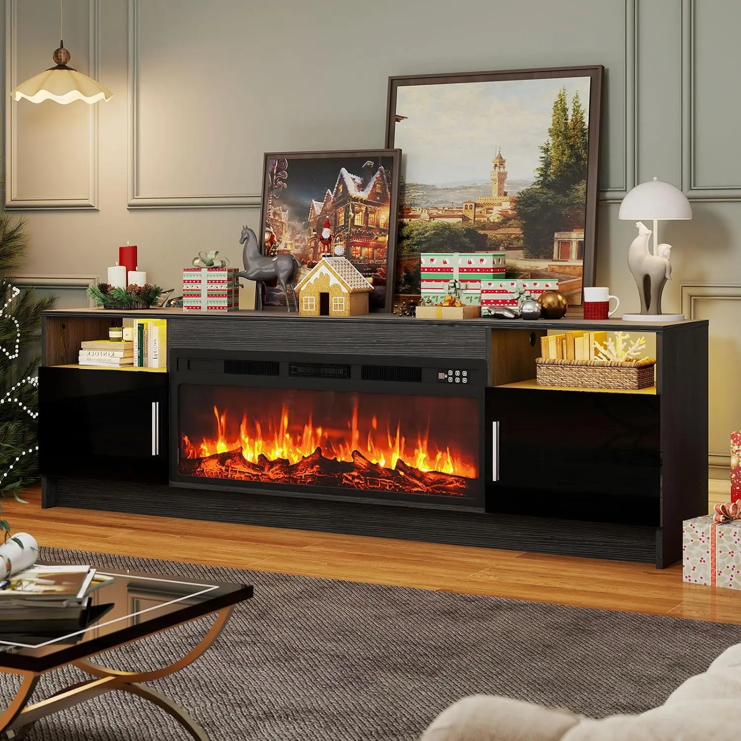 Fireplace Tv Stand,… - image