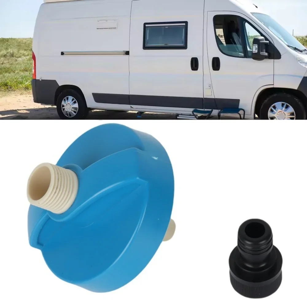 Caravan Rheinland Wasseranschluss-Verschlusskappe Schnellanschluss für Wohnmobil-Camper Wasseranschluss-Schlauchverbinder Zubehör – Detail 1