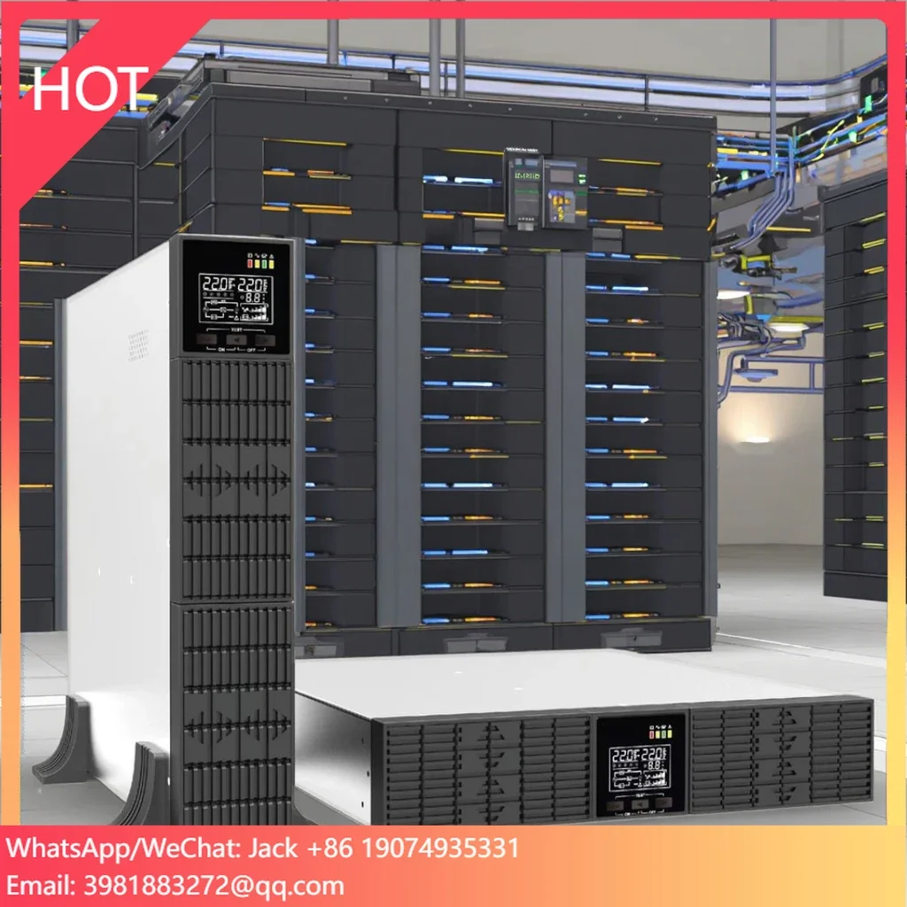 

Industrial 1-10kva Online UPS With Full Protection High Frequency Rack Mount Backup Power Supply Multi-Interface LCD Display