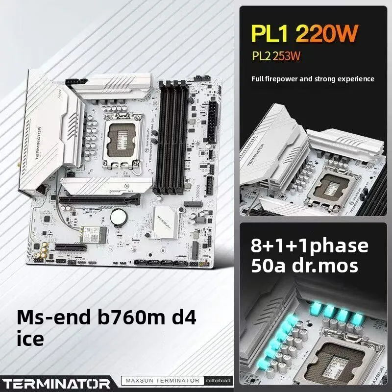 

Mingxuan B760M Gaming Heart/Terminator Challenger DDR4 Memory Stick Материнская плата игрового компьютера DDR5WIFI