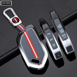 5/6/7/8/9 Buttons Zinc Alloy+Silicone Car Key Case Cover Protective Shell Fob for Kia Ka4 Car Keychain Interior Accessories