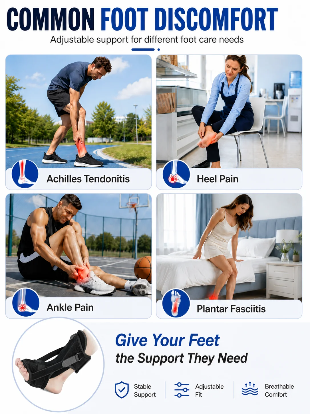 Plantar Fasciitis Support Ankle Sprain Anklet Ankle Brace Foot Drop Brace Ankle Sprain Ankle Brace For Plantar Fasciitis