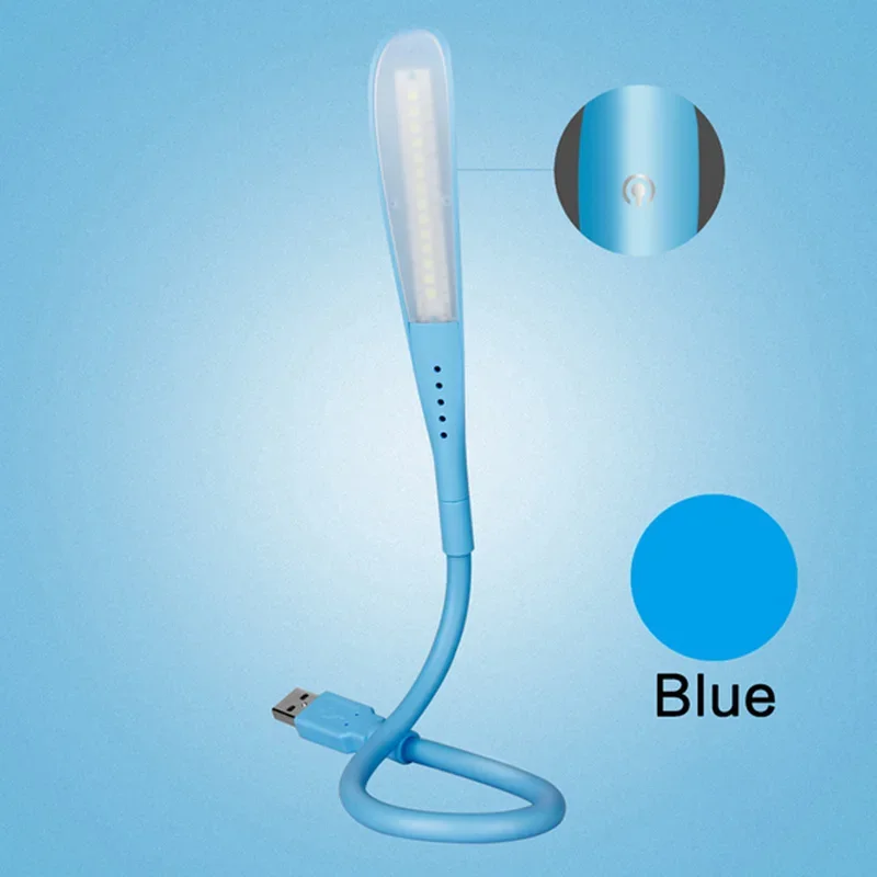 Flexible LED Touch USB Licht Tragbare Mini USB Led Lampe Ultra Helle Tragbare Mini Lampe für Laptop Notebook PC 14LEDS