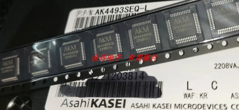 

Package mailAK4493SEQ/AK4493SEQ-L/LQFP48/2/123db/DAC/ 10pcs