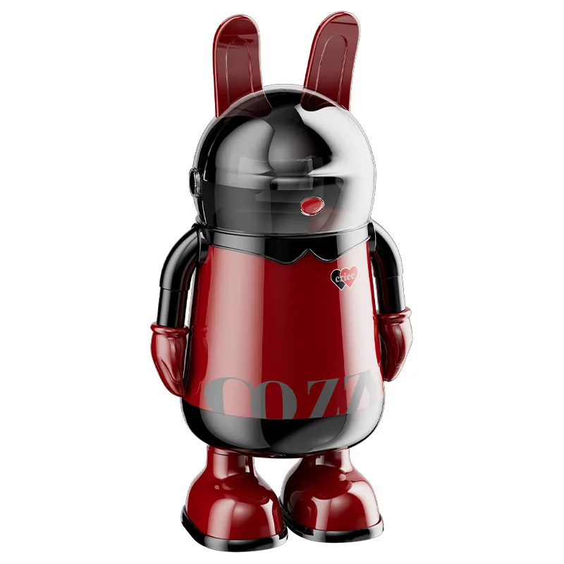

Creative Trash Can Cartoon Household Flip High Value Rabbit Ears with Large Capacity Plastic Kitchen Living Room Storage Bucket