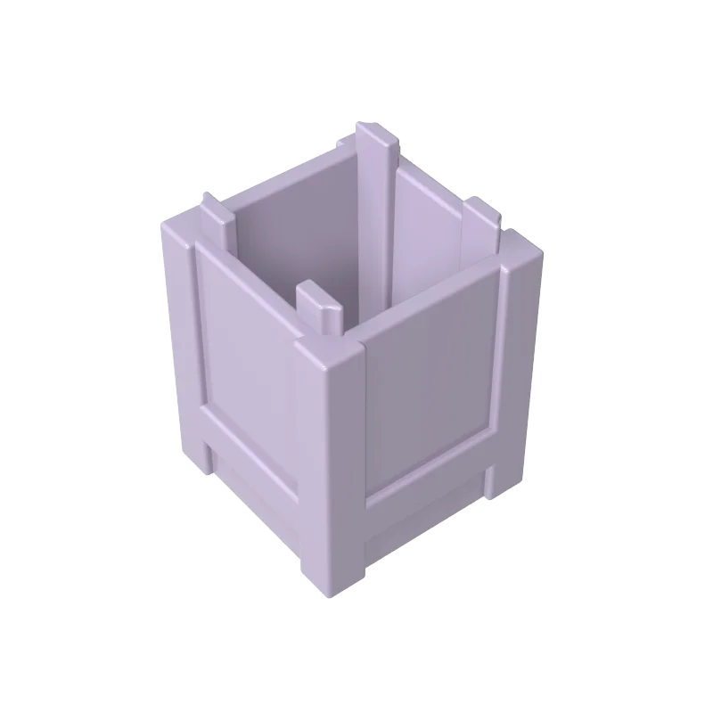 Gobricks 10 PZ 61780 Scatola Contenitore di Mattoni 2x2x2 Parti di Apertura Superiore Compatibile MOC Building Block Per Adulti Bambini FAI DA TE Regalo Educativo