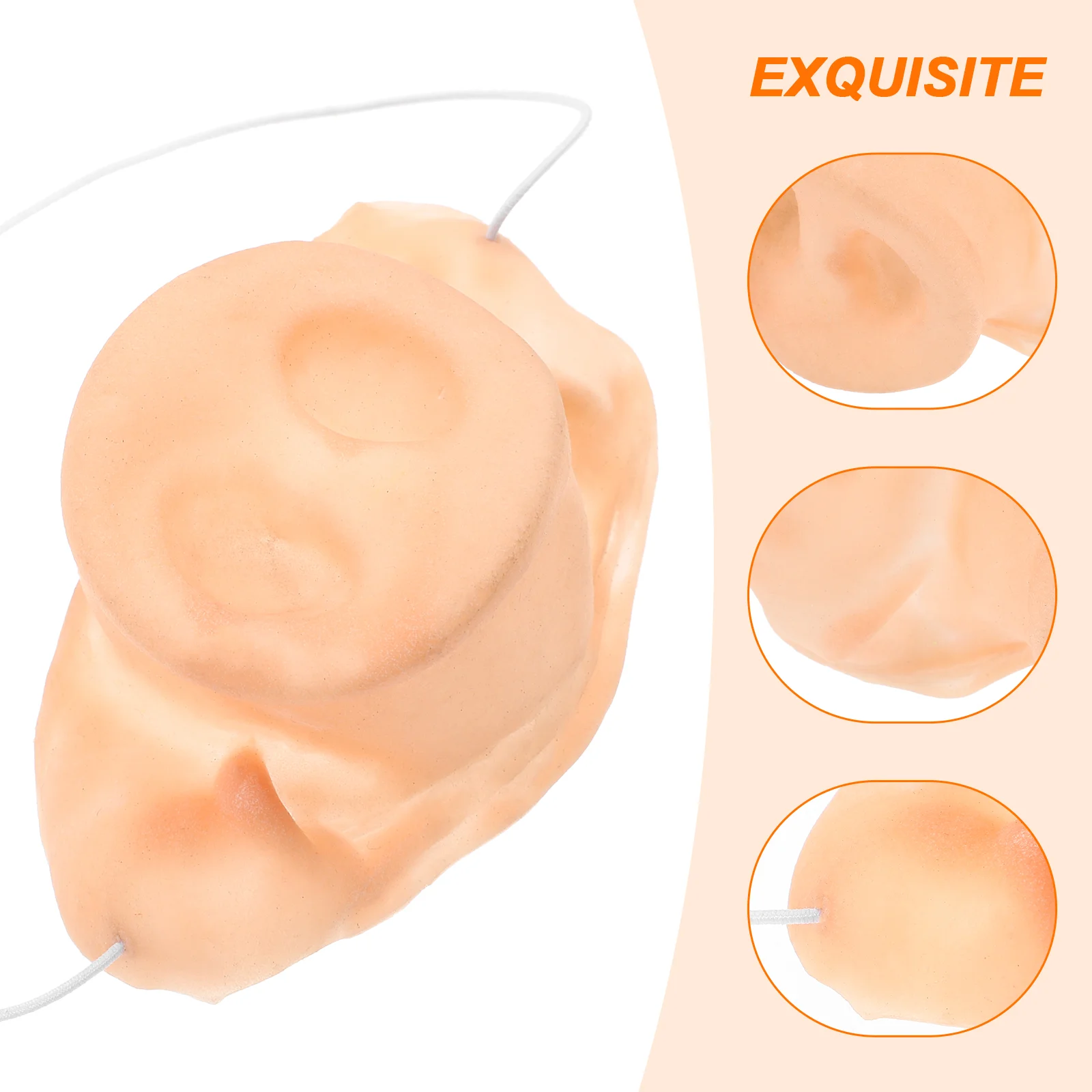 Pig Nose Mask Fake Circus Halloween Costumes Cosplay Supplies Realistic Performance Prop Dress