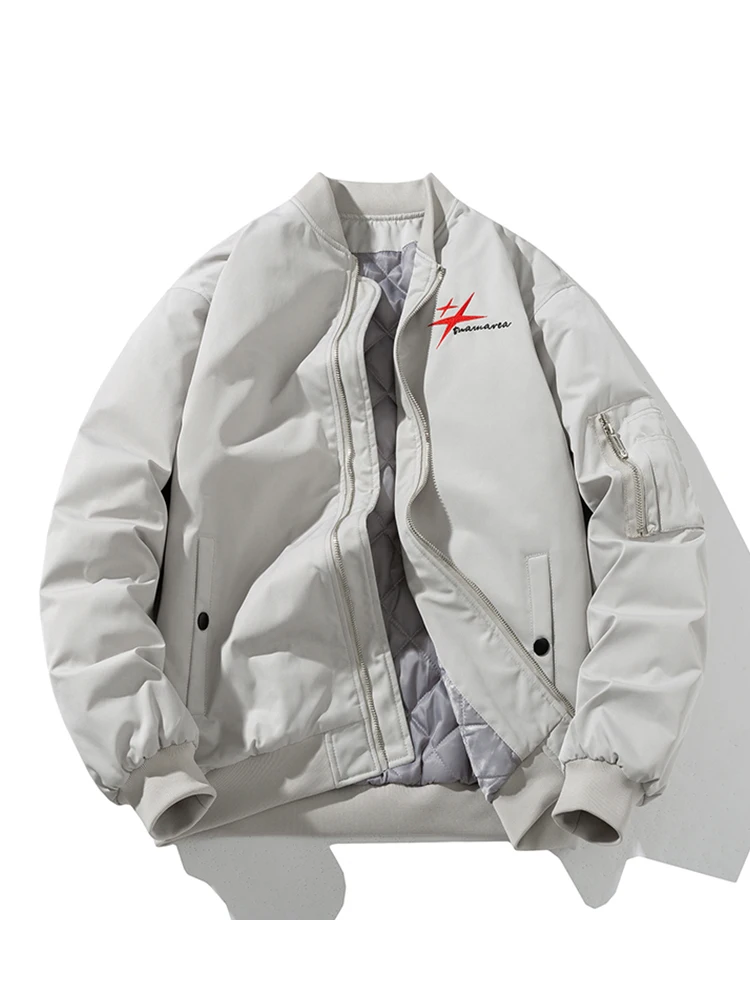 

Утепленная хлопковая куртка-бомбер мужская с вышивкой, осенне-зимняя, модная, бренд Gxp999, теплая повседневная одежда