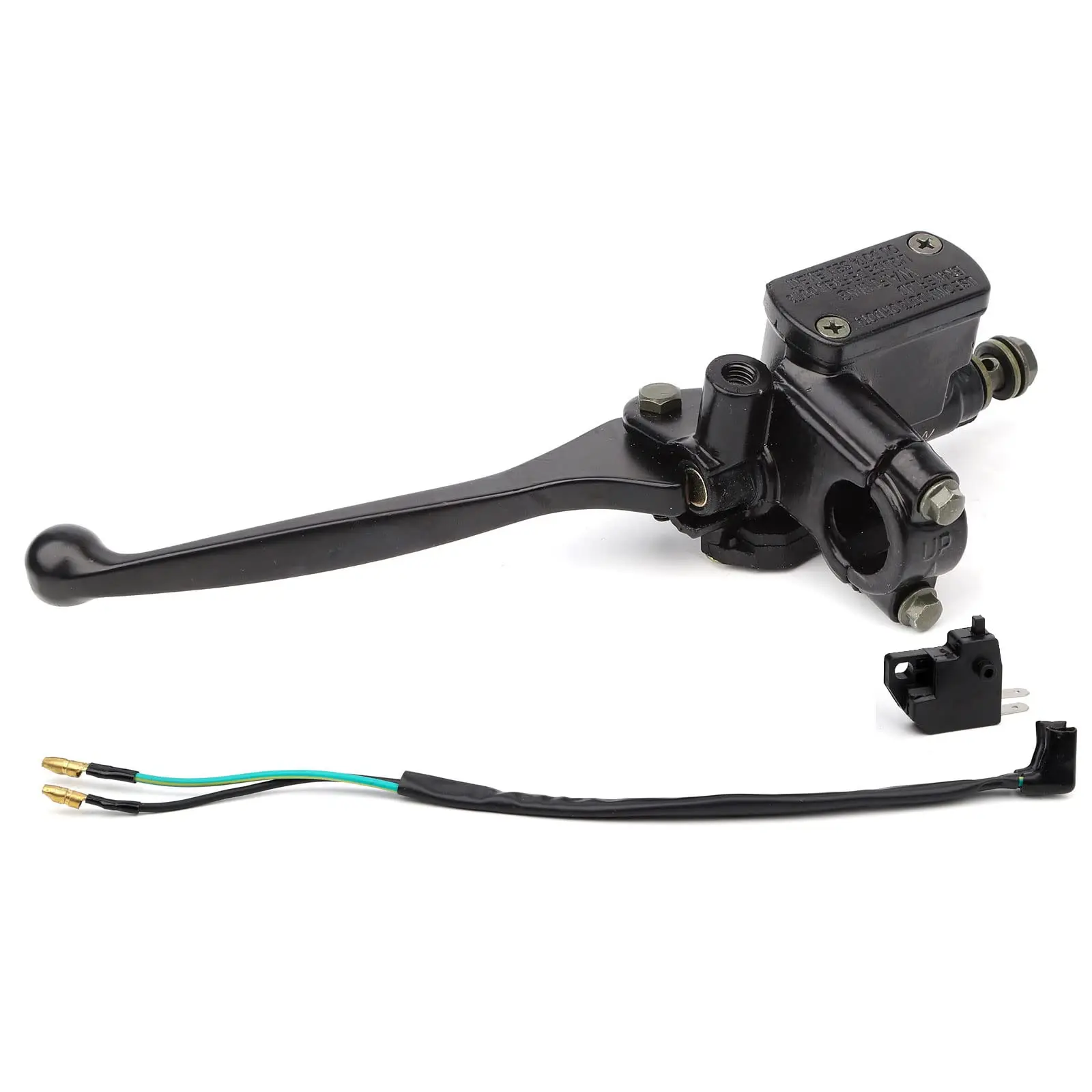

Motorcyle 7/8" 22mm Right/Left Black Brake Master Cylinder for Chinese GY6 Scooter ATV Quad Moped Bike Parts 8mm Mirror Thread