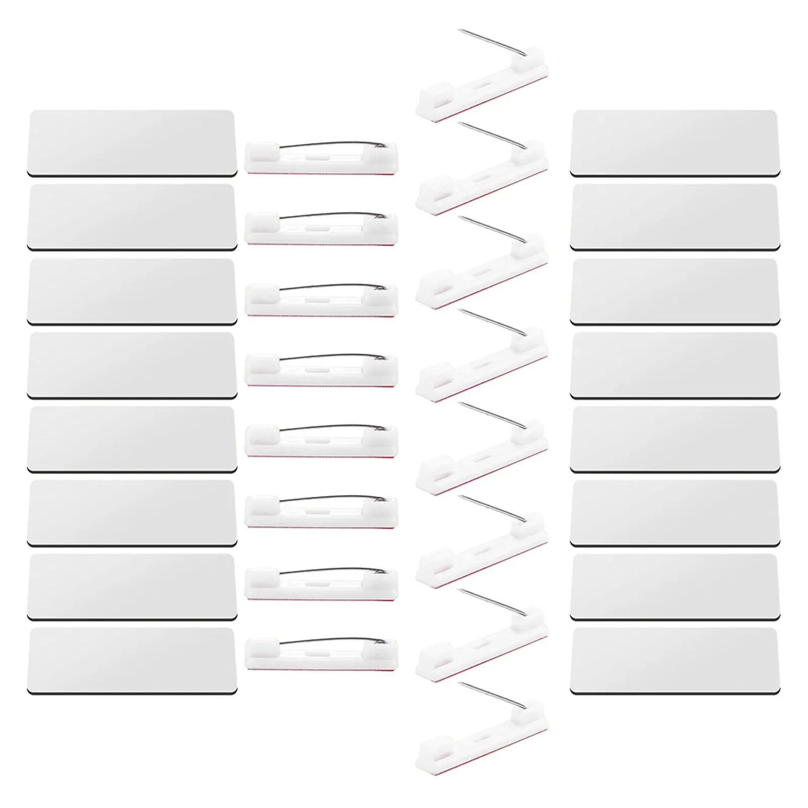 

16 шт. деревянных именных бейджей-табличек, пустые идентификационные значки, многоразовые офисные именные бейджи с защитной пленкой для школ и предприятий