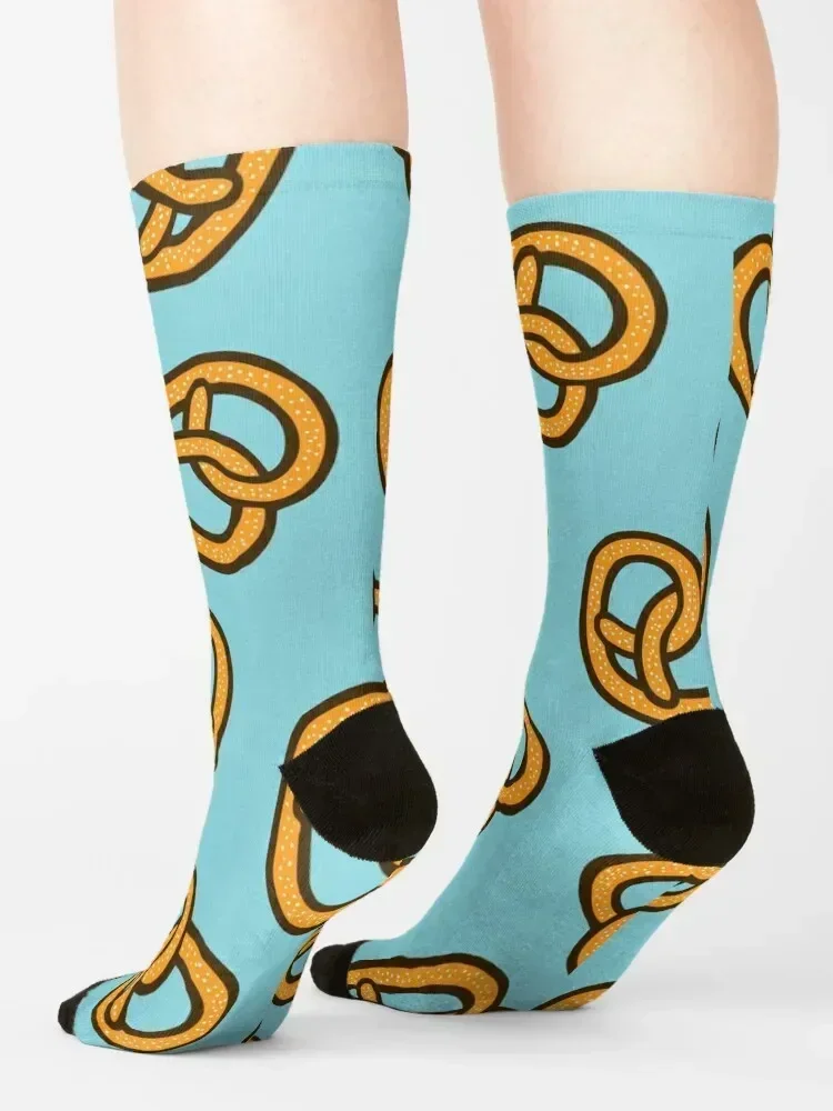 I Heart Pretzels Pattern Socks aesthetic christmas gifts cute Stockings compression Male Socks Women's