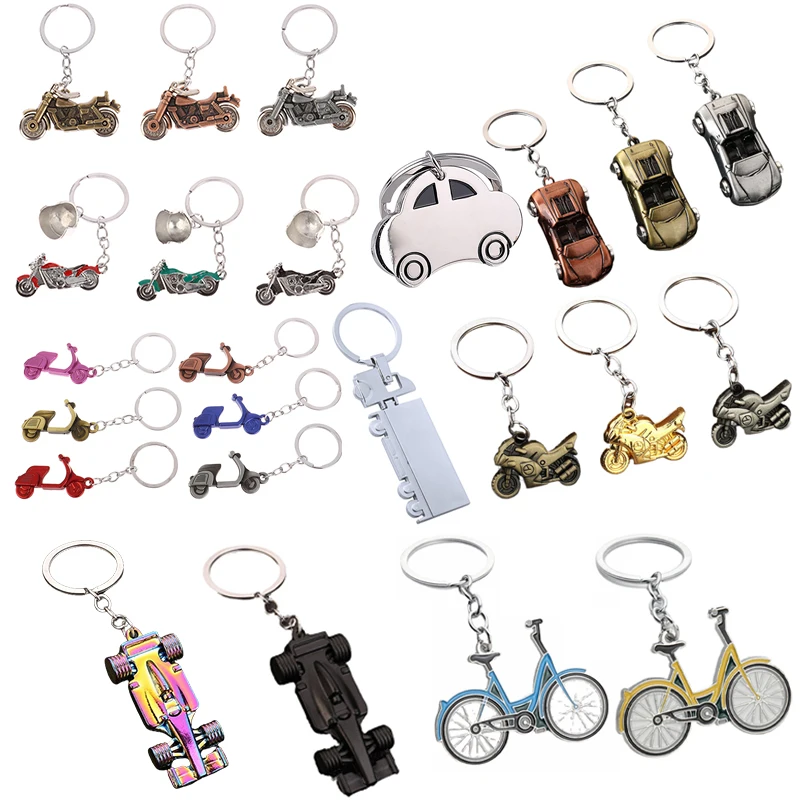 1pcs3D Auto Car Charm Keyring Motorcycle Pedal Key Chain Chain Keyfob Key Holder Keychain Accessories