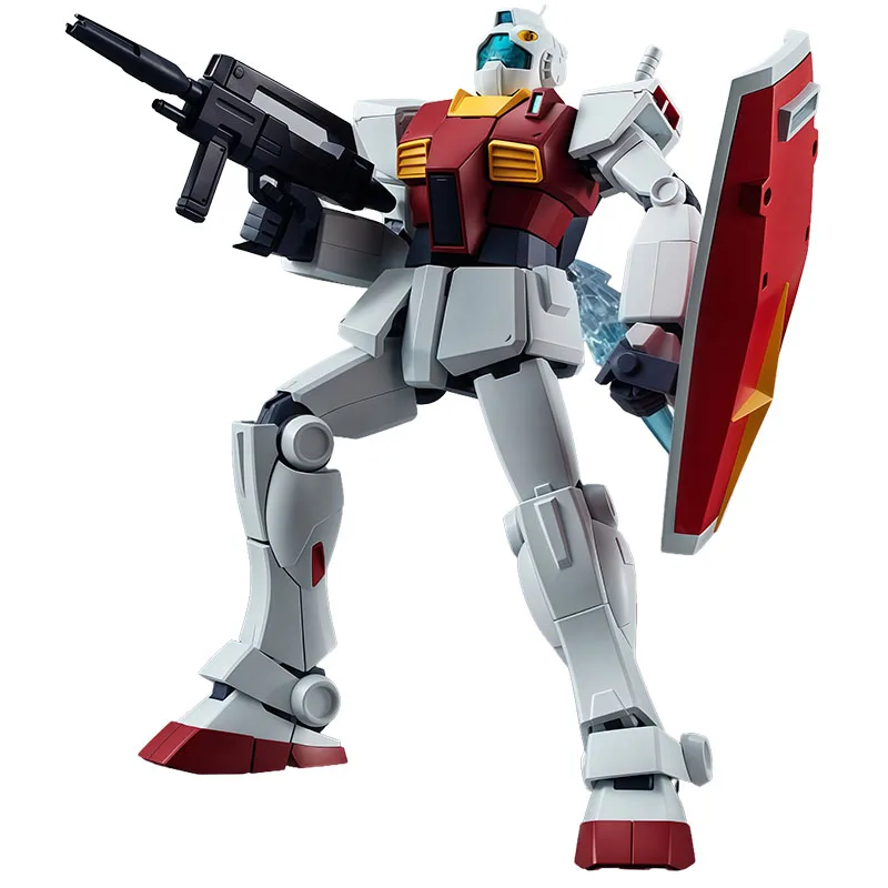 Bandai Echt ROBOT Anime Figuur RMS-179 (RGM-79R) Gundam II 130mm Action Figure Speelgoed voor Jongens Kids Gift Collectible Model