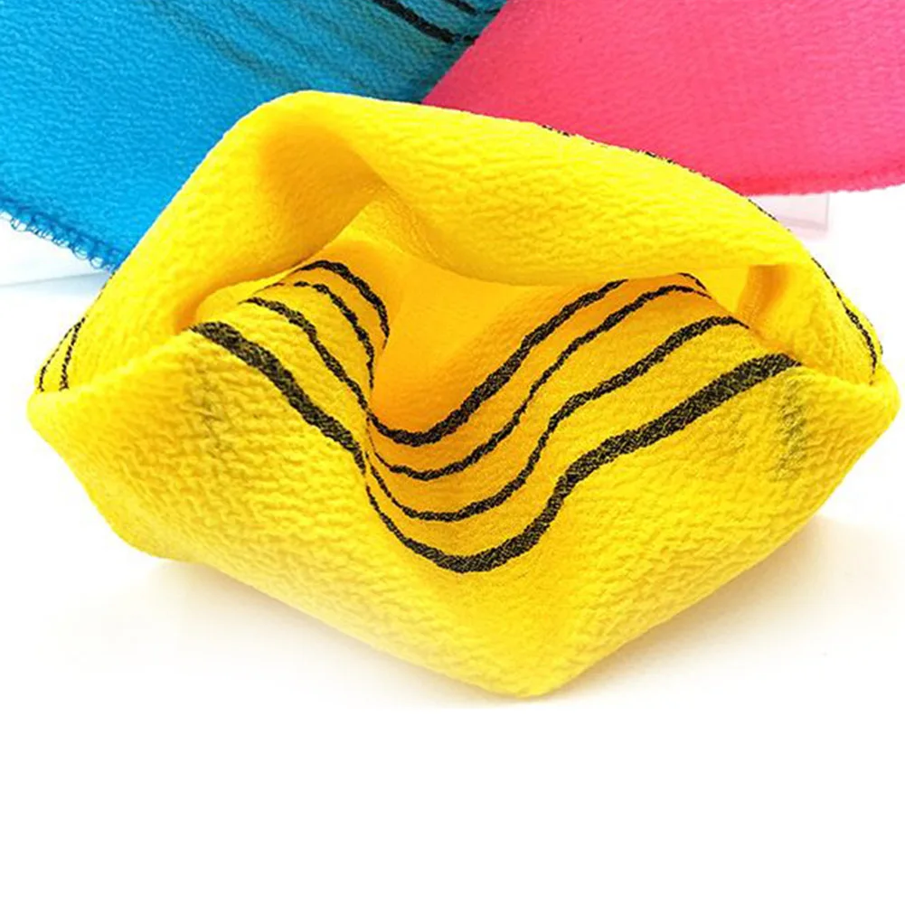 5 Pcs Korean Italy Asian Exfoliating Bath Washcloth Body Scrub Shower Soft Towel For Adults Coarse Grain Brush