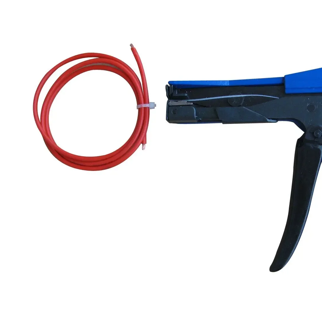 For Nylon Cable Tie Width 2.4-4.8mm Automatic Tension Cut Off Gun Nylon Zip Tie Pliers  Fastening Cutting Tool