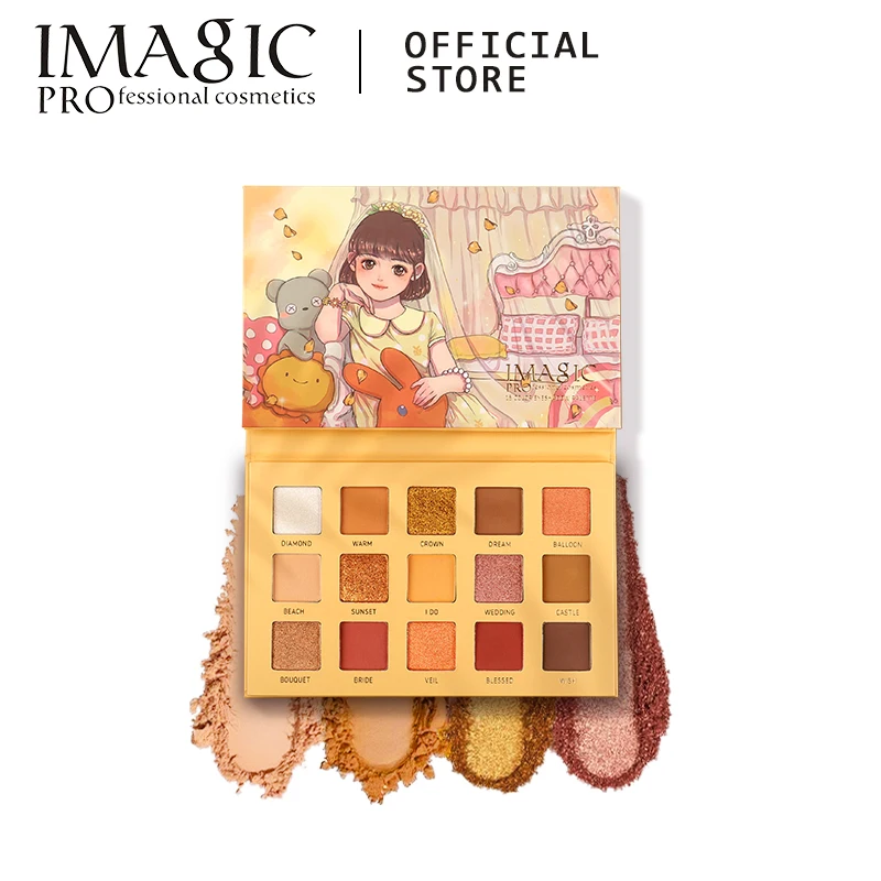 IMAGIC Eyeshadow Palette 15 Colors Matte Shimmer Glitter  Matte Paleta De Maquiagem Collectie Charming Oogschaduw  Kleurenpalet