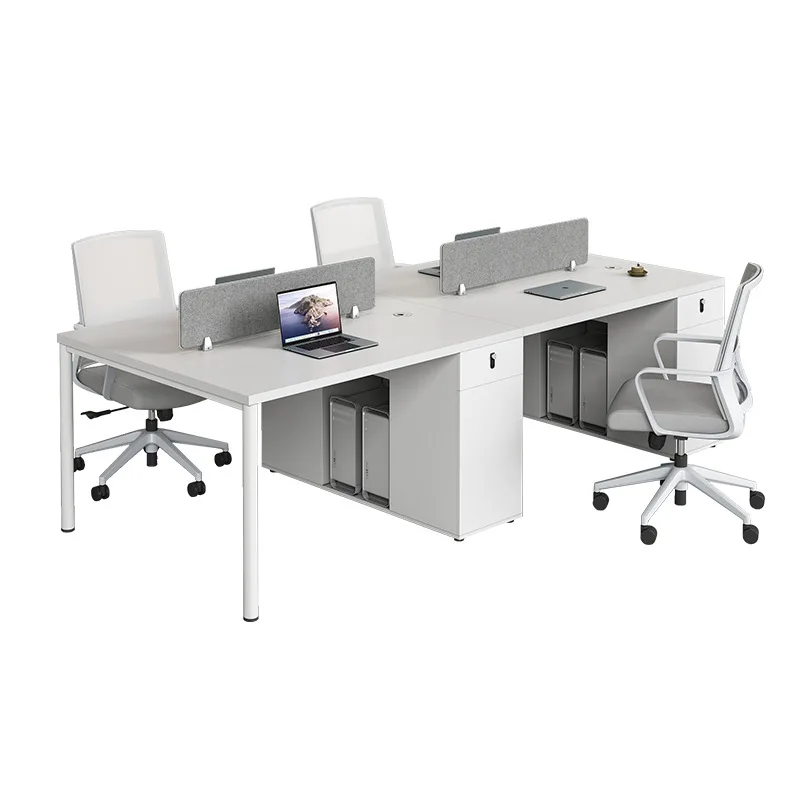 

Комбинация офисного стола и стула для персонала, простая современная сиденье для офисного персонала