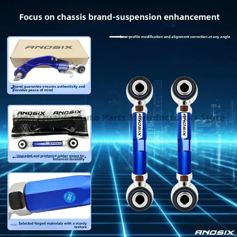 

Ford Classic Focus Escape Mazda3 Mazda5 Rear Wheel Adjustable Rod Camber Adjustment Arm