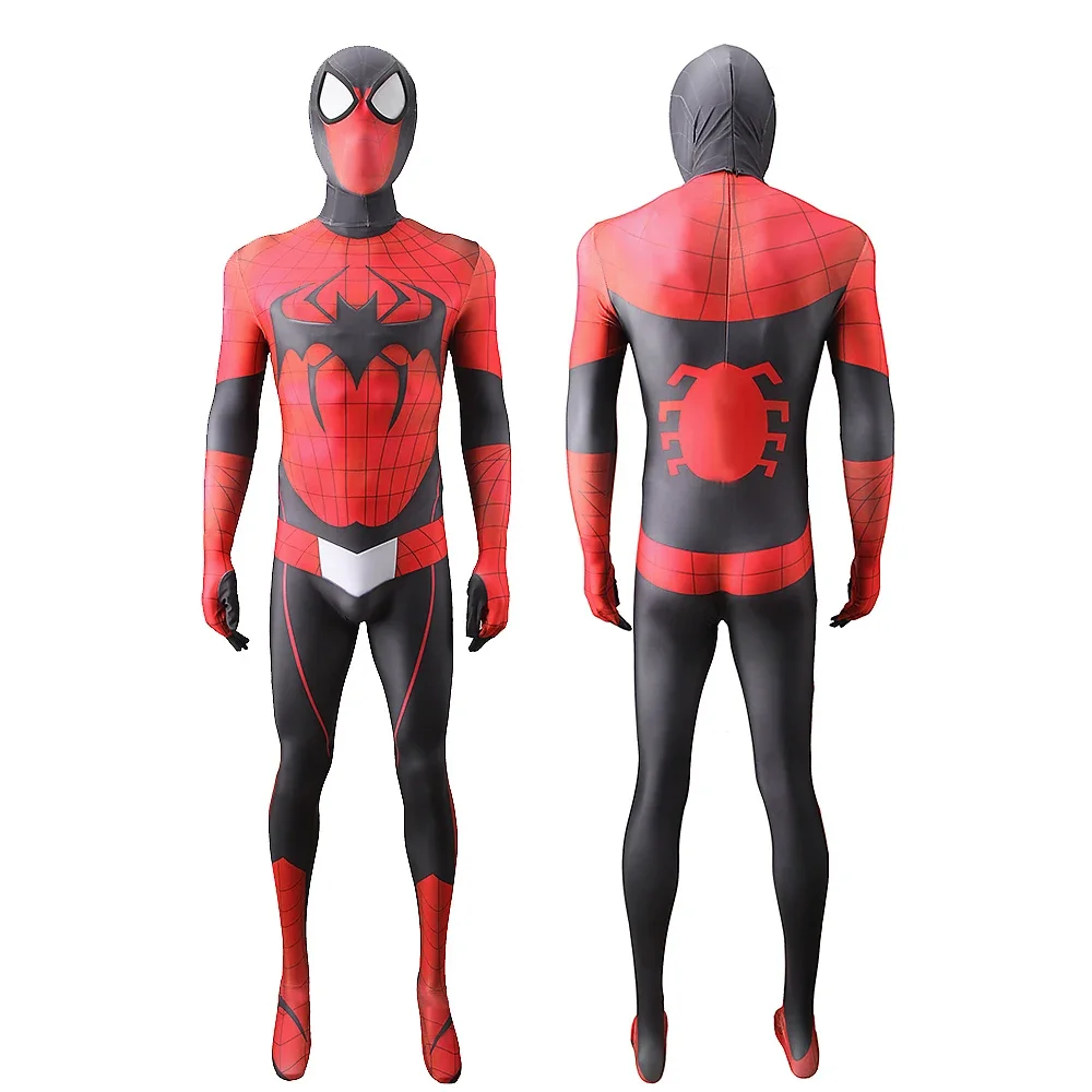 Bat Ultimate Spiderman Costume Man Cosplay 3D Spandex Superhero Spidey Costume Zentai Suits Halloween Costume Adult kids