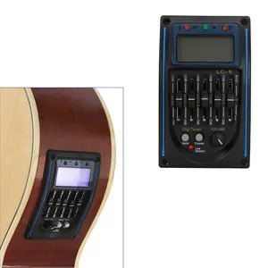 4/5 bands classic acoustic guitar pickup, accessories for musical instruments, EQ equalizer, preamplifier with volume, medium acute bass control 8 Main Sales PRE Guitar Amplifier - №3
