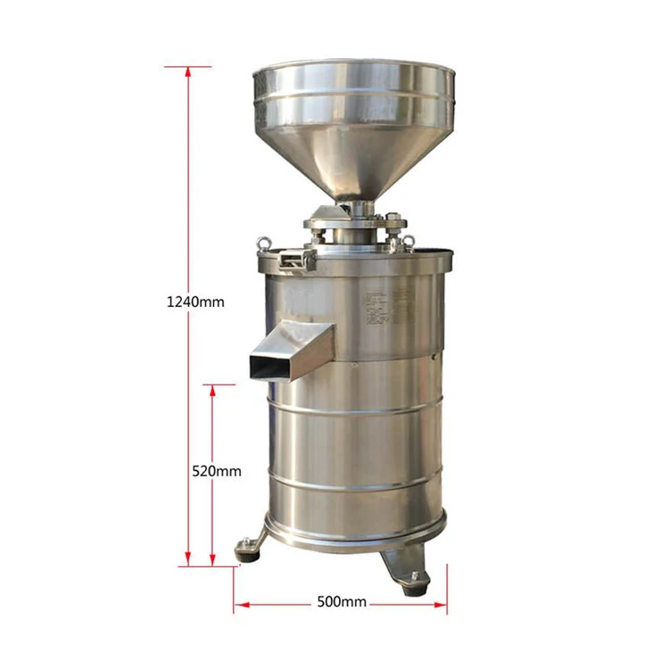 Mesin Penggiling Biji-bijian Susu Beras Almond Pabrik Batu Industri