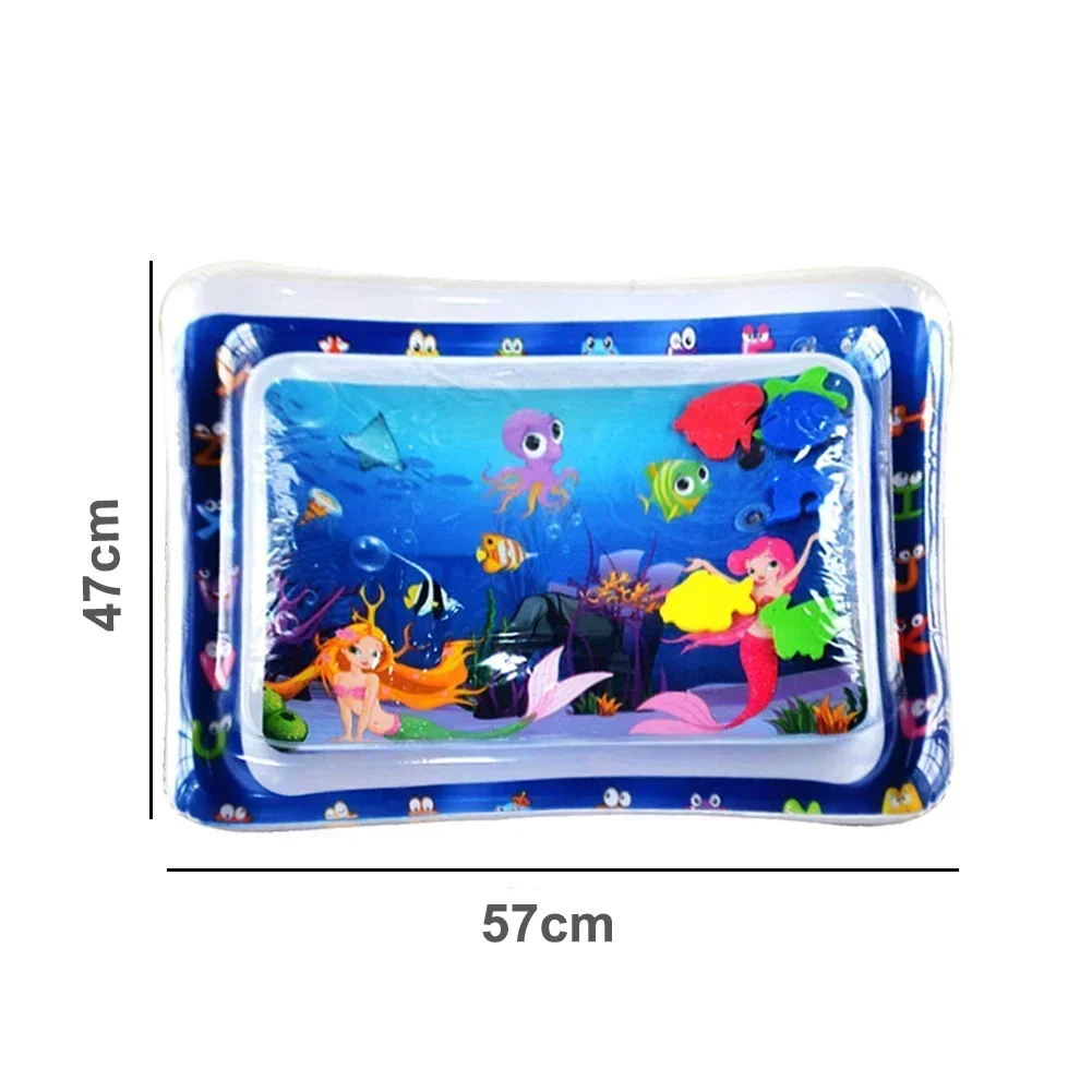 Tapis de jeu d'eau pour bébé, coussin gonflable en PVC, temps du ventre pour nourrissons, coussin d'