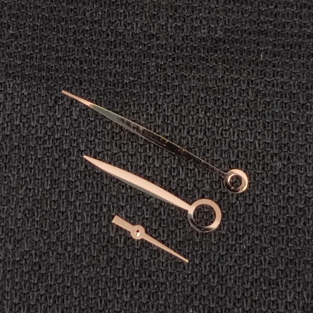 ساعة يد منحنية باللون الأزرق/الذهبي الوردي/الفضي ملحقات بديلة لحركة سلسلة ETA6497/6498 أو النورس ST3600/ST3620