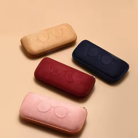 1pc EVA Eyewear Cases Cover Sunglasses Case Glasses Box with Zipper Closure Protection Eyeglass Cases for Unisex Holder Case