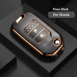 TPU Car Key Protected Case Cover for Honda Civic HRV CRV XRV CR-V Crider Odyssey Pilot Fit Accord Key Holder Auto Accessories