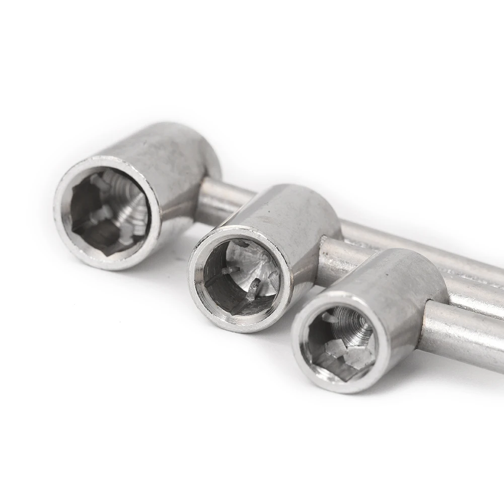 3 قطعة مفتاح ربط أنابيب الجيتار مسدس المقبس 7/8/6.35 مللي متر الحديد الغيتار الكهربائي الجمالون قضيب وجع الآلات الوترية أدوات إصلاح