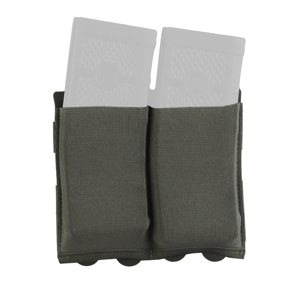 5.56 7.62 Triple Mag Pouch Elastic Molle Double Magazine Pouch M4/M16/AR/AK Magazine Carrier for Tactical Vest/Range Training - view 6
