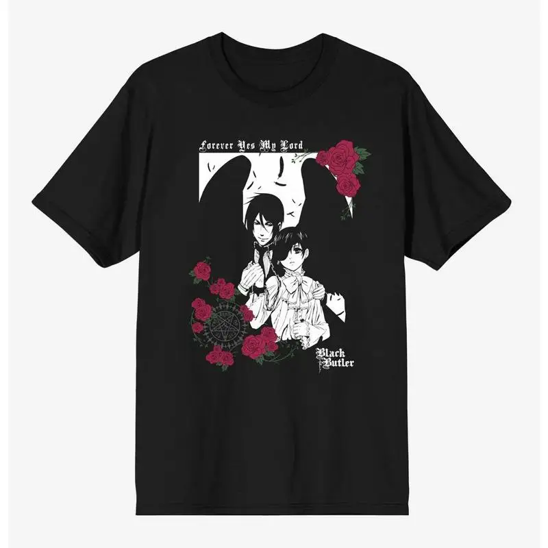 تي شيرت أسود بتلر سيباستيان سيل روزز