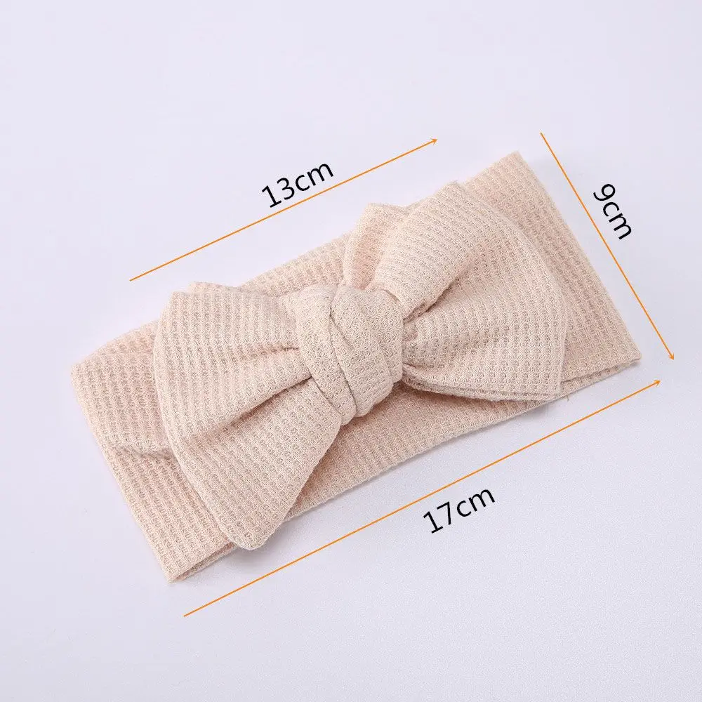 Knotted Baby Girl Hair Accessories Baby Headwrap Elastic Baby Headband Big Bow Hairband Bowknot Turban Girl Headwear