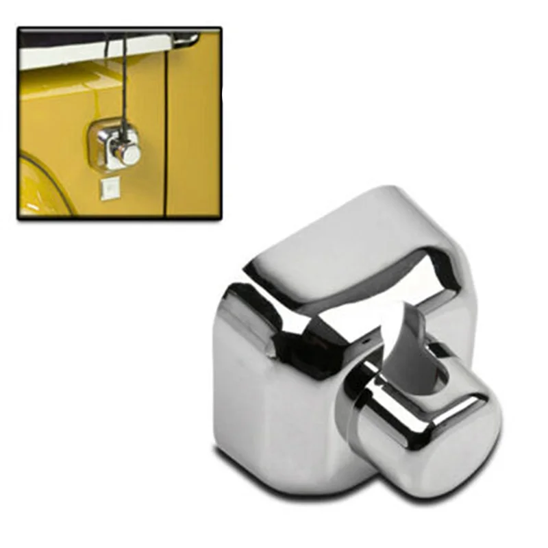 Car Antenna Base Cover Car Antenna Base Bezel Decorative Cover For Hummer H3 Sport 2005-2010 Chrome Moulding Trim - Image 2