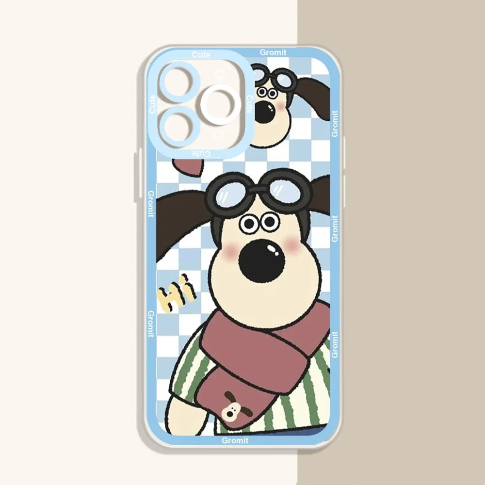 Cute Cartoon G-Gromits Phone Case For iPhone 12 11 13 14 Pro Max XR XS Max X SE2020 7 8 Plus Case