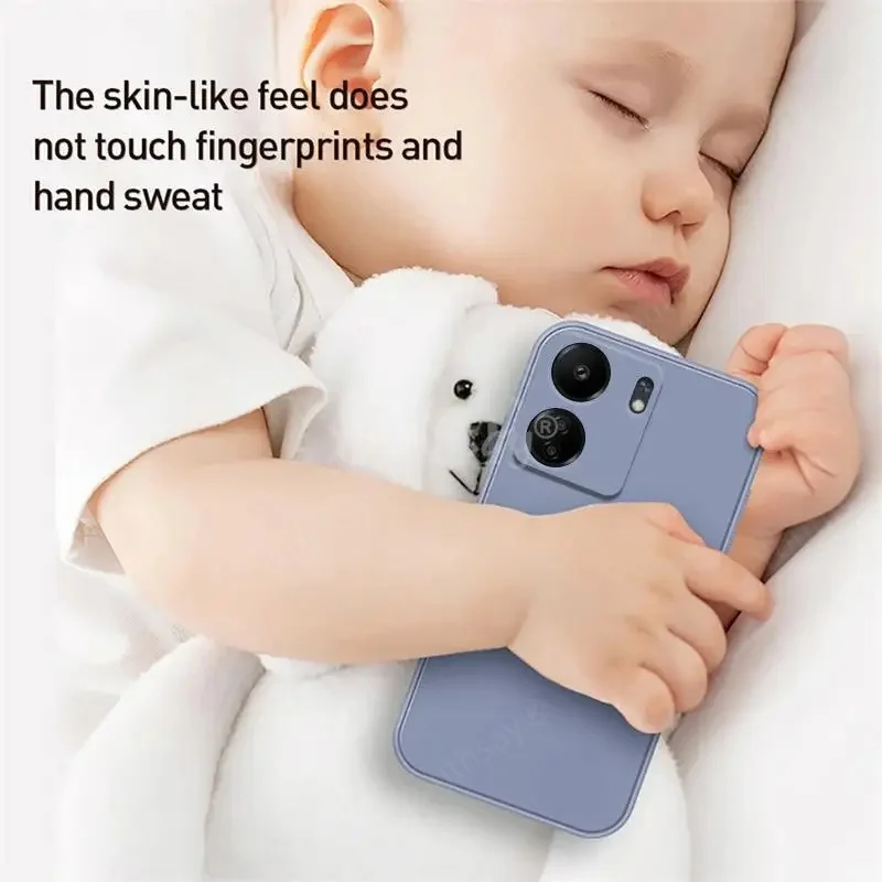 Para Redmi A5 funda Xiaomi Redmi A5 Fundas Coque suave Original silicona líquida Protector de cámara funda de teléfono Redmi A5