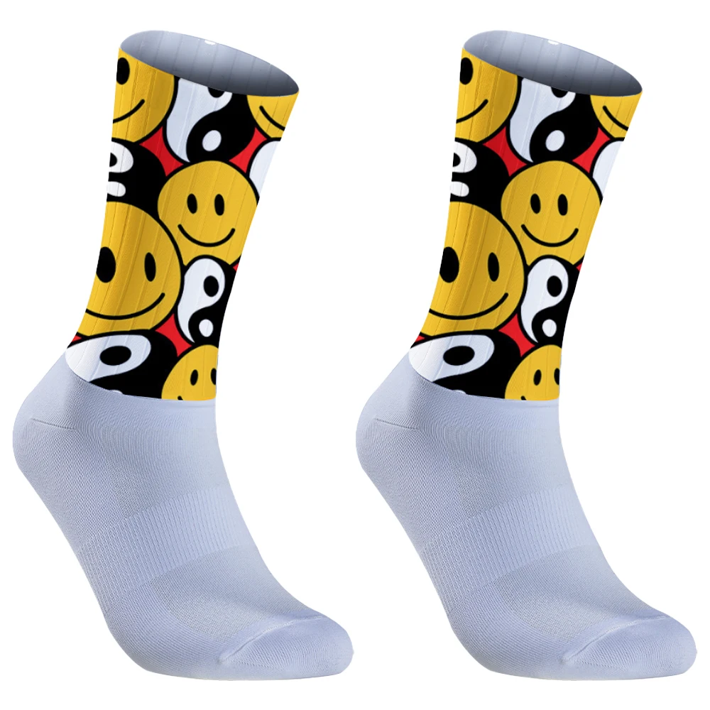 1 Pairs Fashion Casual Women and Men Socks Art Van Gogh Stripe Harajuku Fruit Animal Sloth Beer Funny Socks Cycling Socks