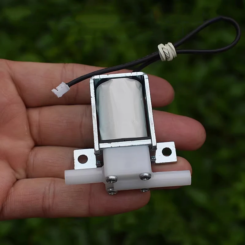 DC 6V-12V 2-Position 2-Way Normally Closed Mini Electric Solenoid Valve Water Flow On/Off Control Valve DIY Tea Table Watering