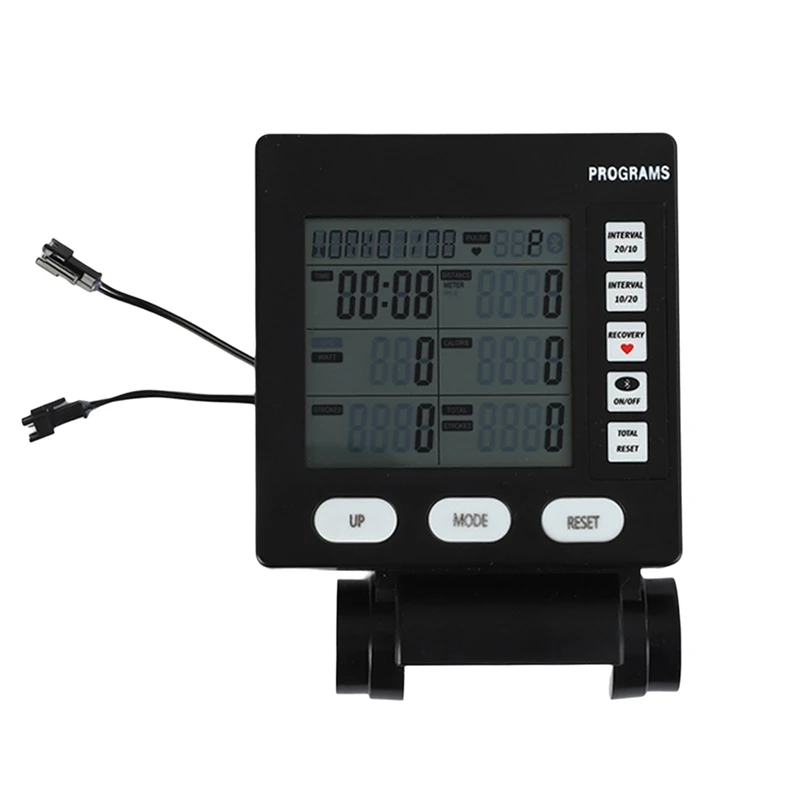 Rowing Machine Counter Digital Bluetooth Monitor Speedometer For Gym Strength Training, Exercise Bike And Rowing Devices