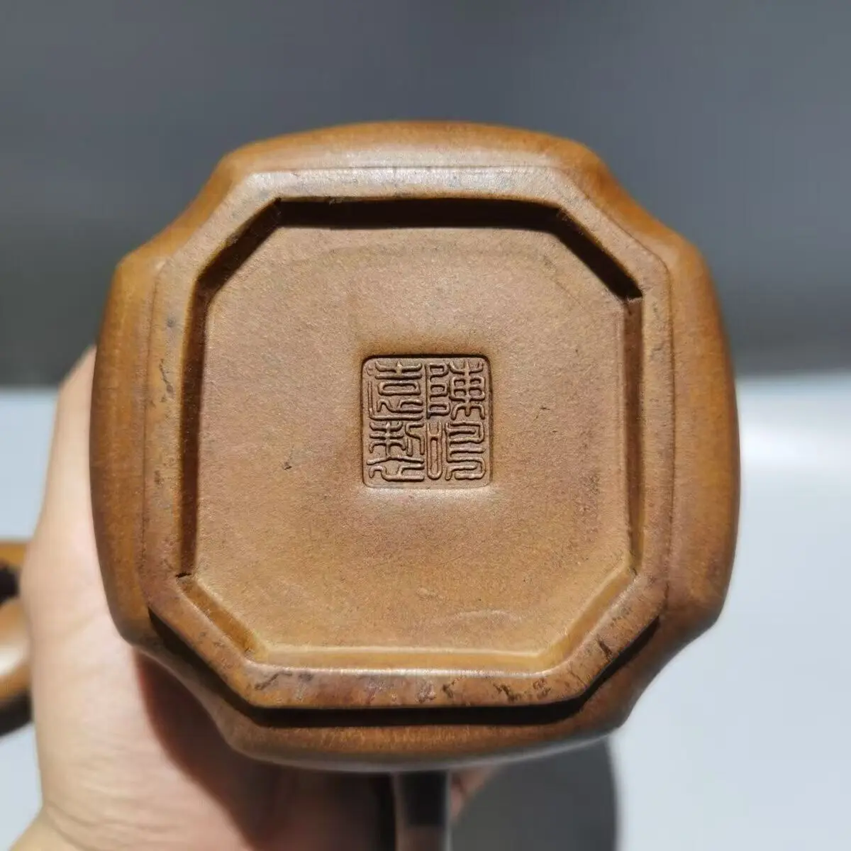 Chinese Yixing Zisha Clay Handmade Exquisite Bamboo pattern Teapot