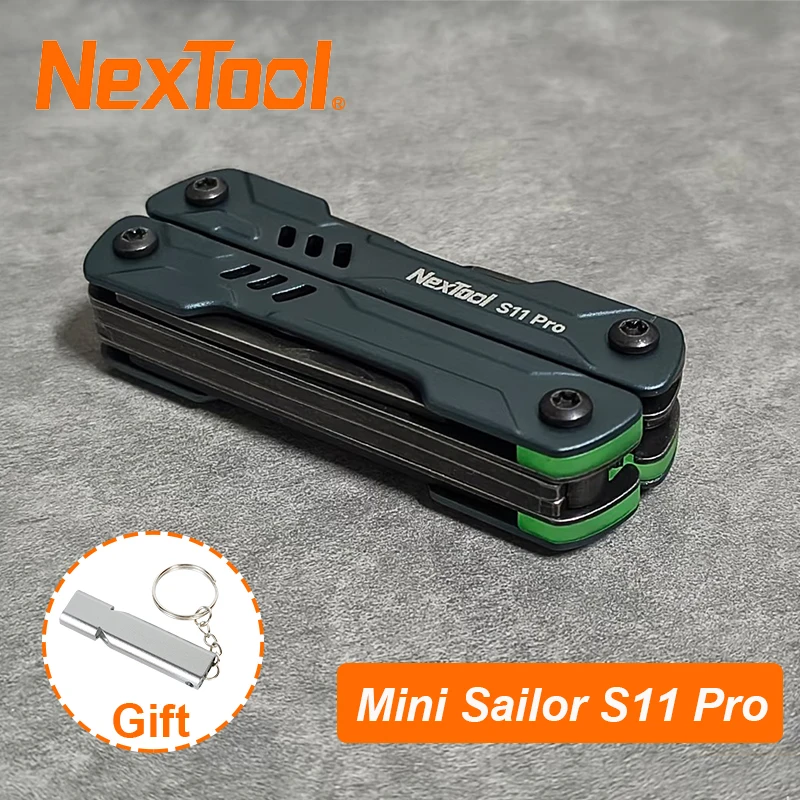 

NexTool Mini Sailor S11 Pro 12-In-1 EDC Multi Tool Pliers Outdoor Folding Scissors Screwdriver Portable Keychain Multi-Tool