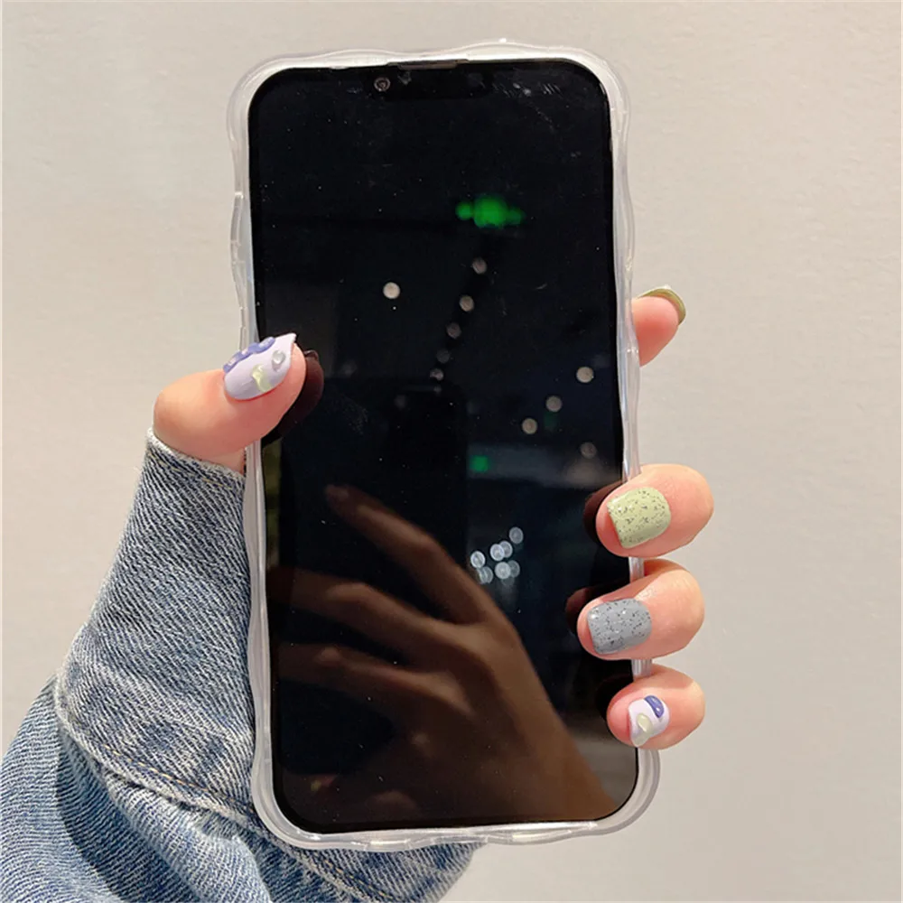 Ottwn Luxury Laser Oil Painting Flowers Phone Cases For iPhone 11 12 13 14 15 Pro Max Fashion Shockproof Soft Bumper Back Covers image 5