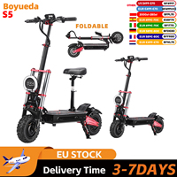 Boyueda S5 Electric Scooter 6000W Motor 60V38AH Battery 11Inch Off-road For Adult Off-road EScooters Double Drive Version