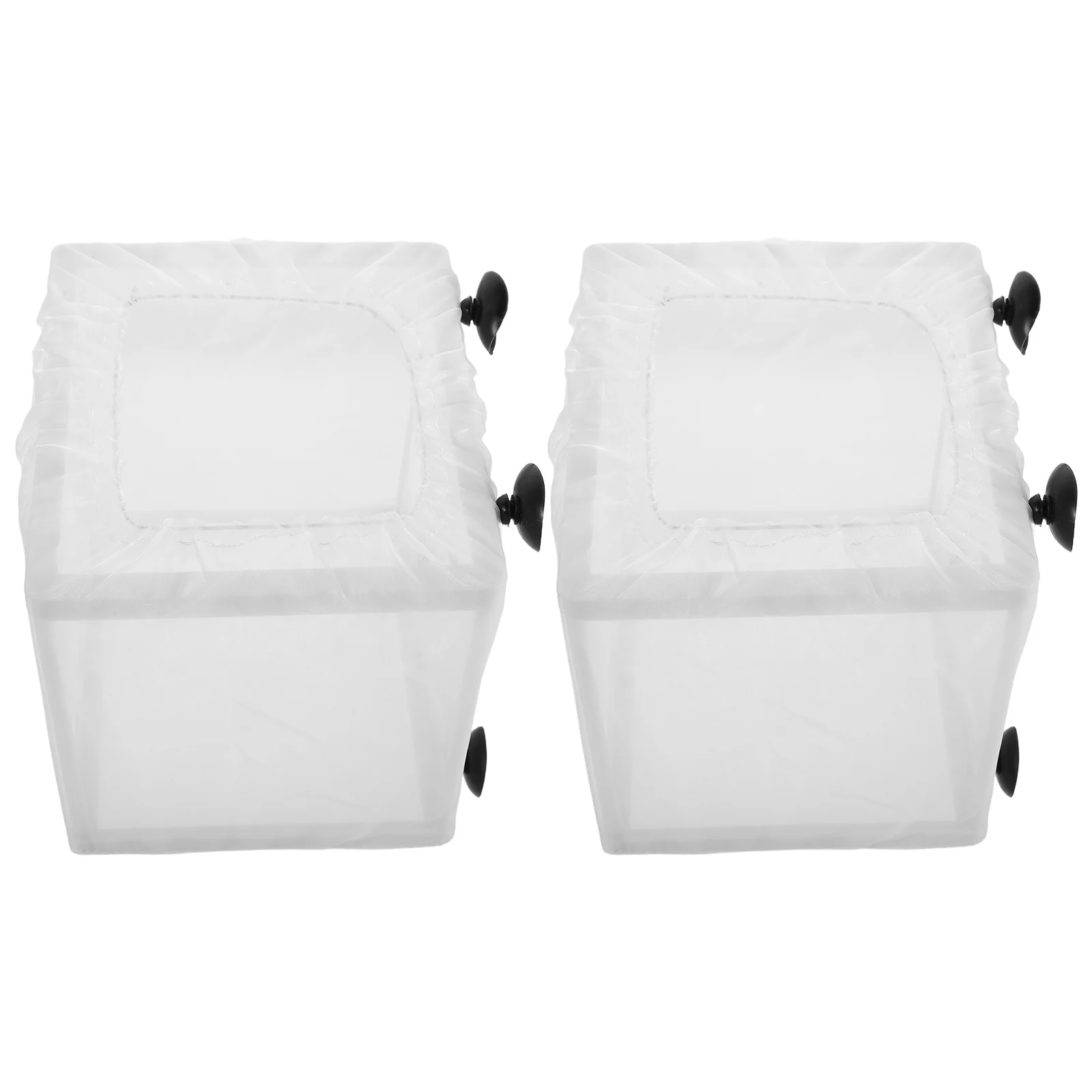 2 Pcs Breeding Isolation Box Fish Tank Hatchery Kit Tanks Plastic Cage Hatching Isolators