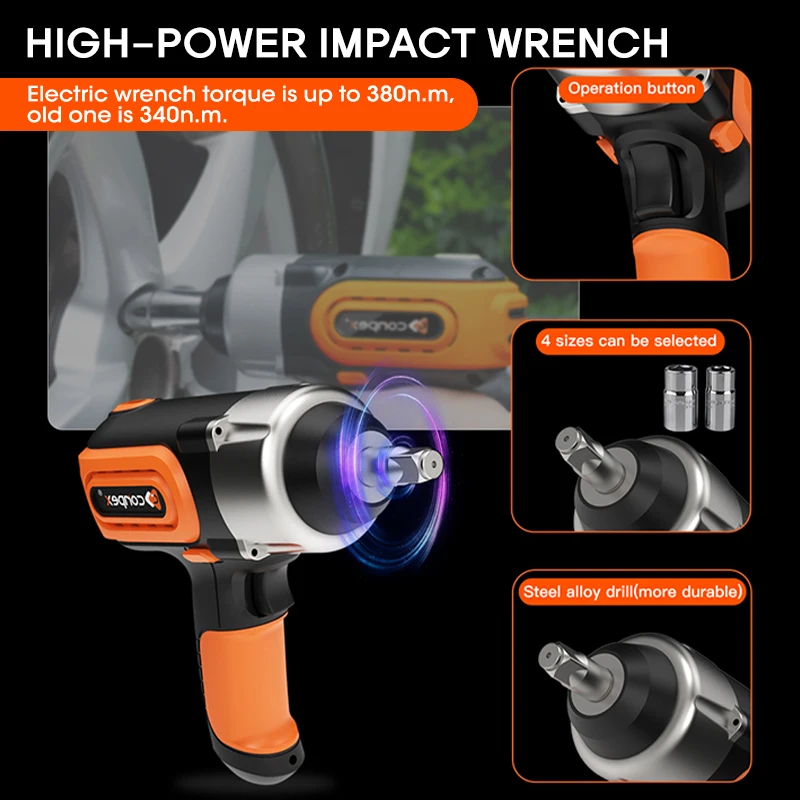 Conpex 4in 1 12volt Car Jack Motor Car Quick Jack Hydraulic 550mm High Car Support Jack Stand Emergency Repair Tool