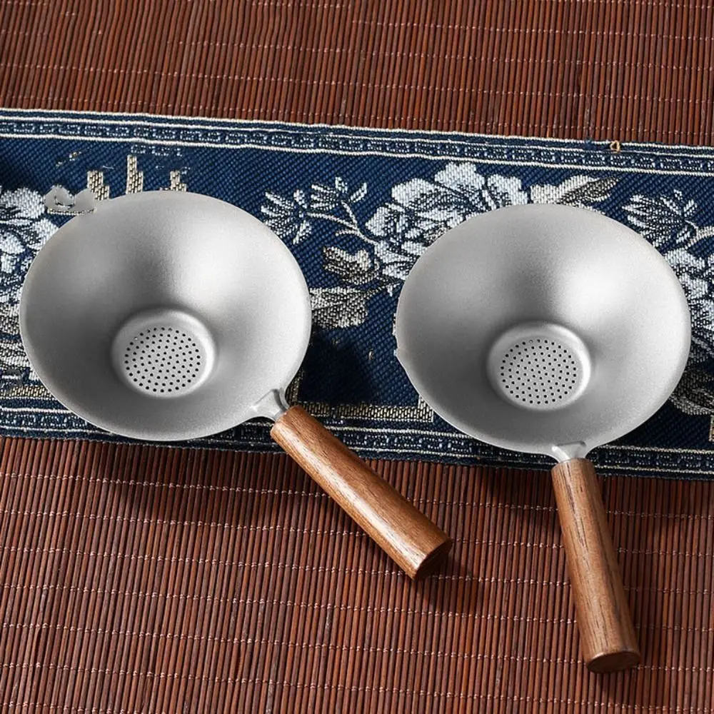 Household Titanium Tea Strainer Fine Mesh Lightweight Tea Filter Integrated Corrosion-resistant Tea Infusers Tea Room