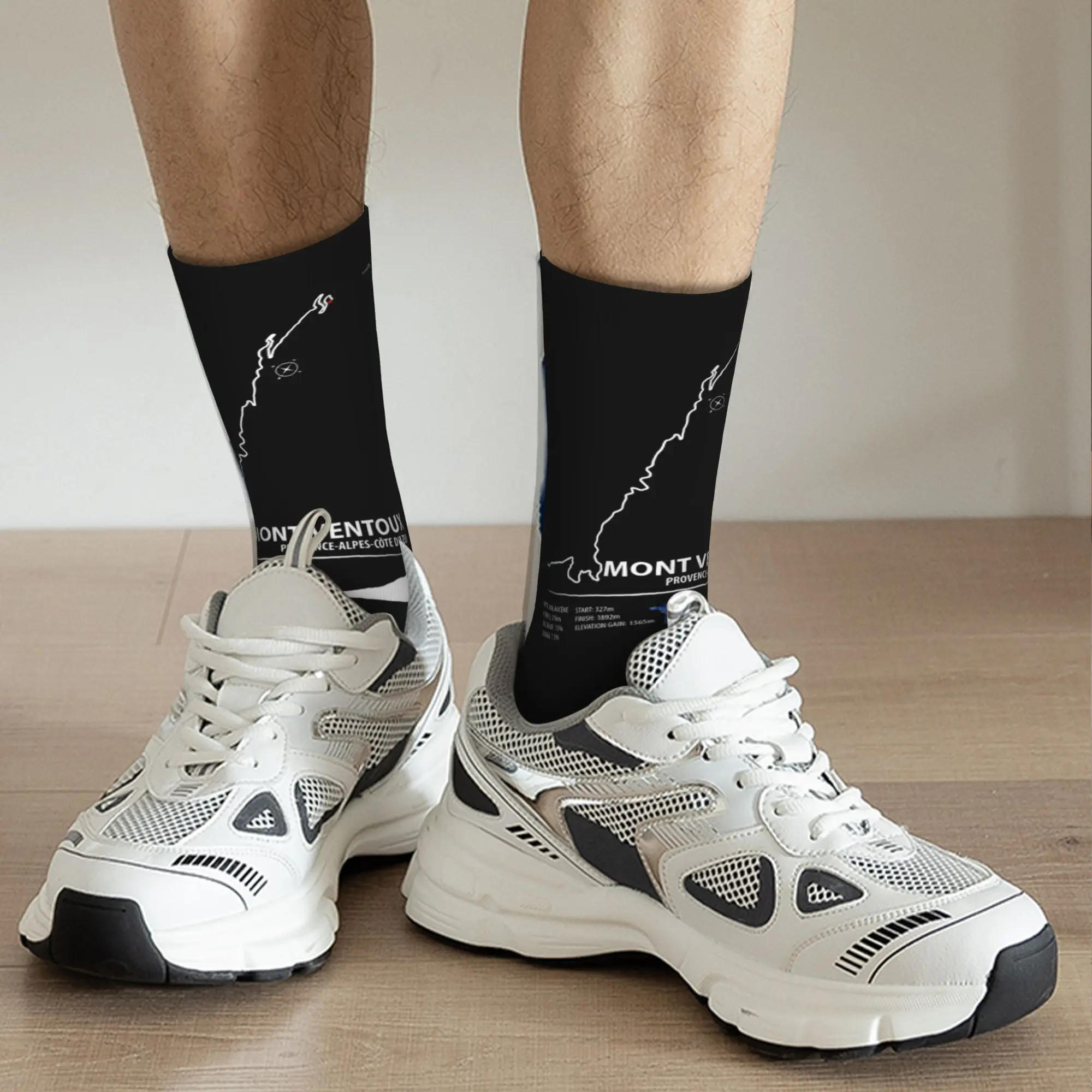 جوارب Mont Ventoux Harajuku جوارب عالية الجودة لجميع المواسم جوارب طويلة إكسسوارات للرجال والنساء هدايا عيد الميلاد