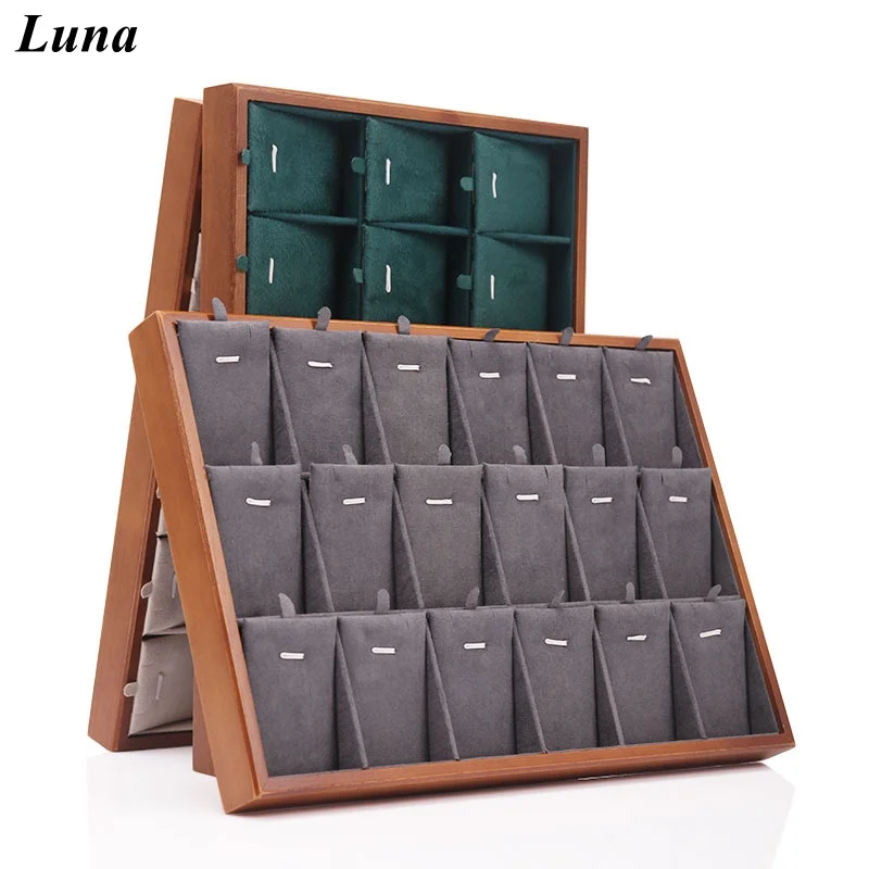 Lacquer Wood Jewelry Display for Sellers, Vintage Style Tray for Live Shows, Vendor Showcase Stand