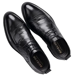 Dress Shoes for Men Shoes Men's Genuine Leather Business Formal Oxfords Footwear Man High Quality Leather Loafers Zapatos Hombre